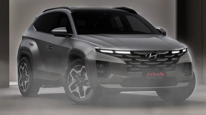 픽업트럭 그릴 적용했다…2025년형 현대 투싼 F/L